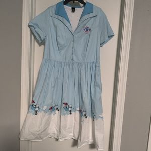 Her Universe Mickey Minnie dress size 16